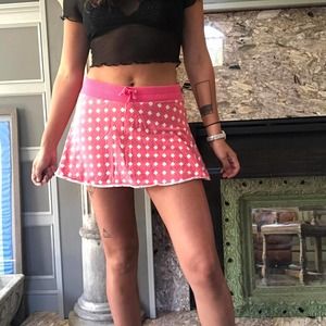 Y2k kawaii argyle skort